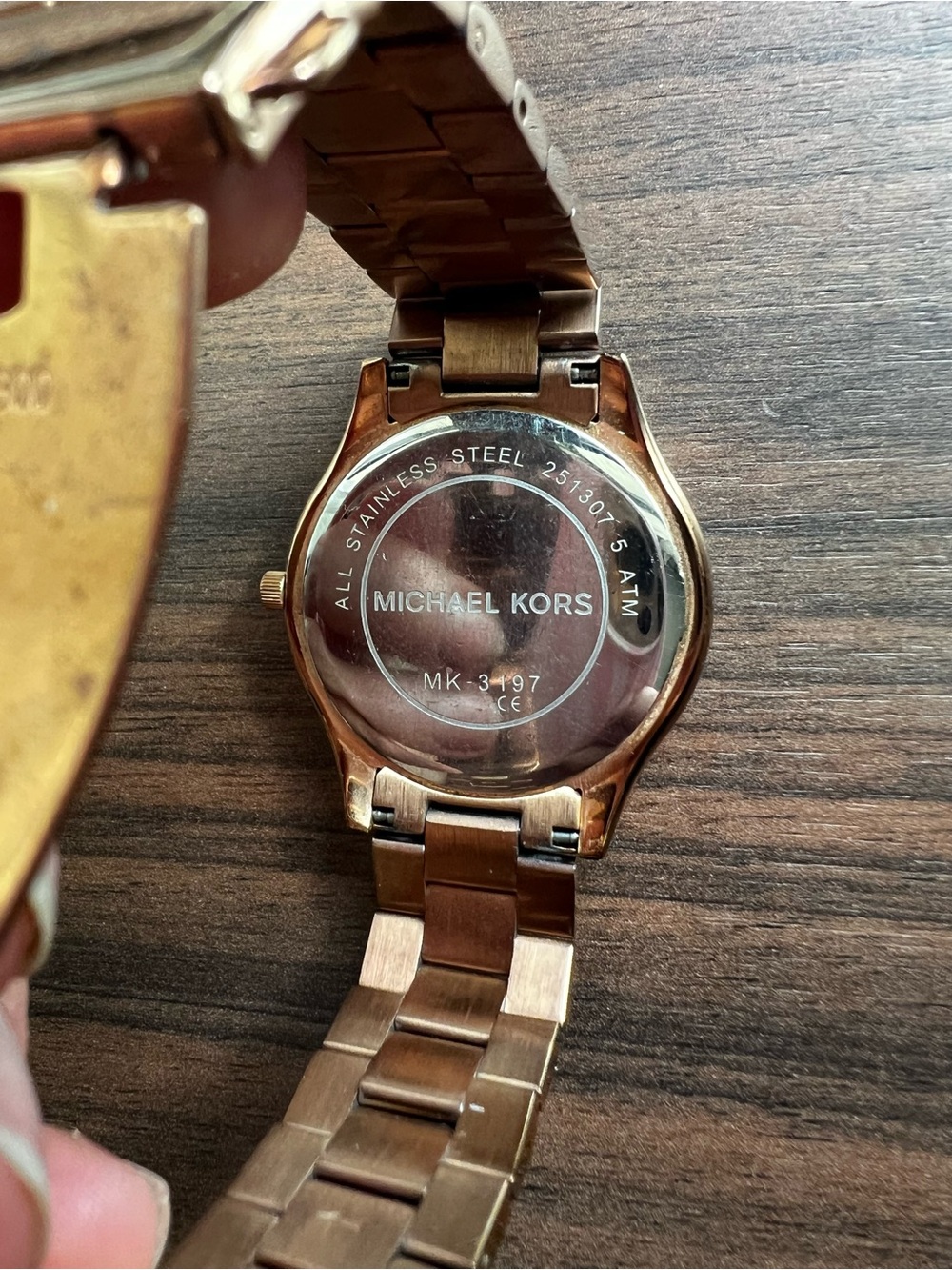 Michael Kors MK3197 Runway Watch Rose Gold - Picture 4 of 10